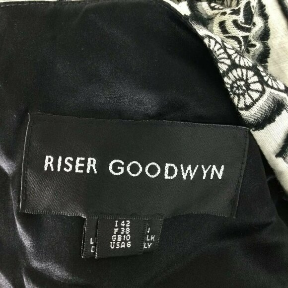 Riser Goodwyn Cotton Silk V-Neck Animal Print - Picture 5 of 8